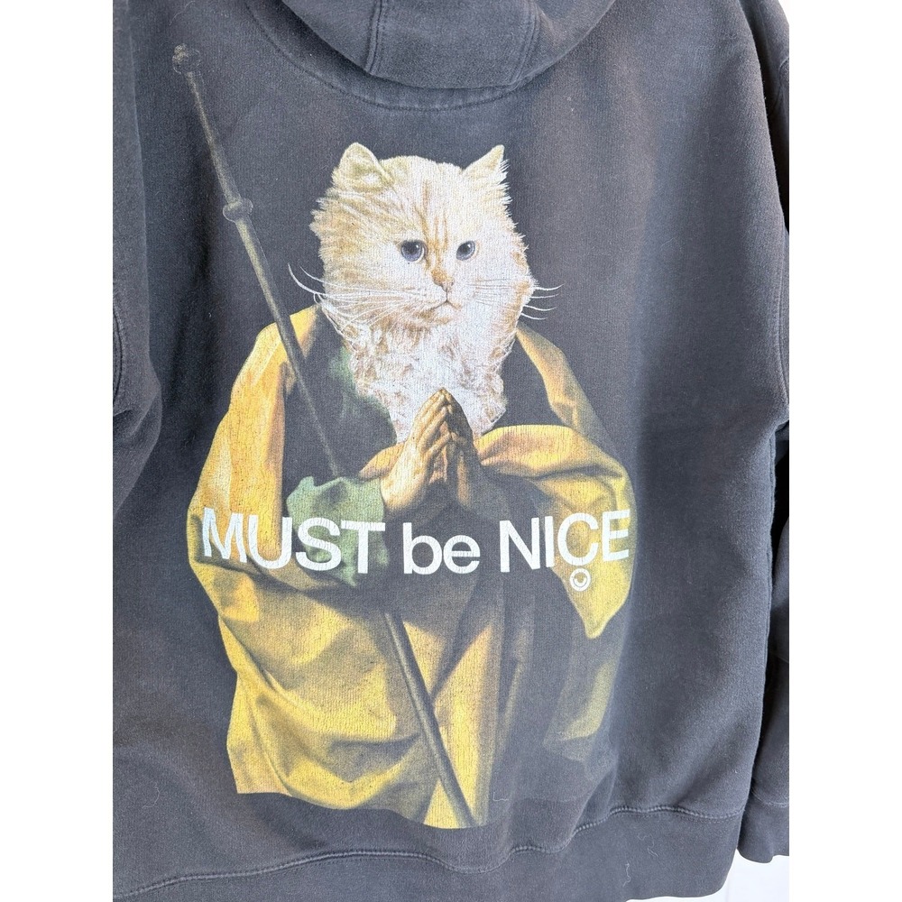 Ripndip "Must Be Nice" Wizard Cat Black Hoodie L